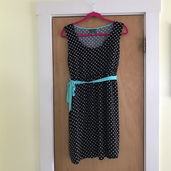 Motherhood Maternity Dresses & Skirts - Motherhood | Black white polkadot maternity dress